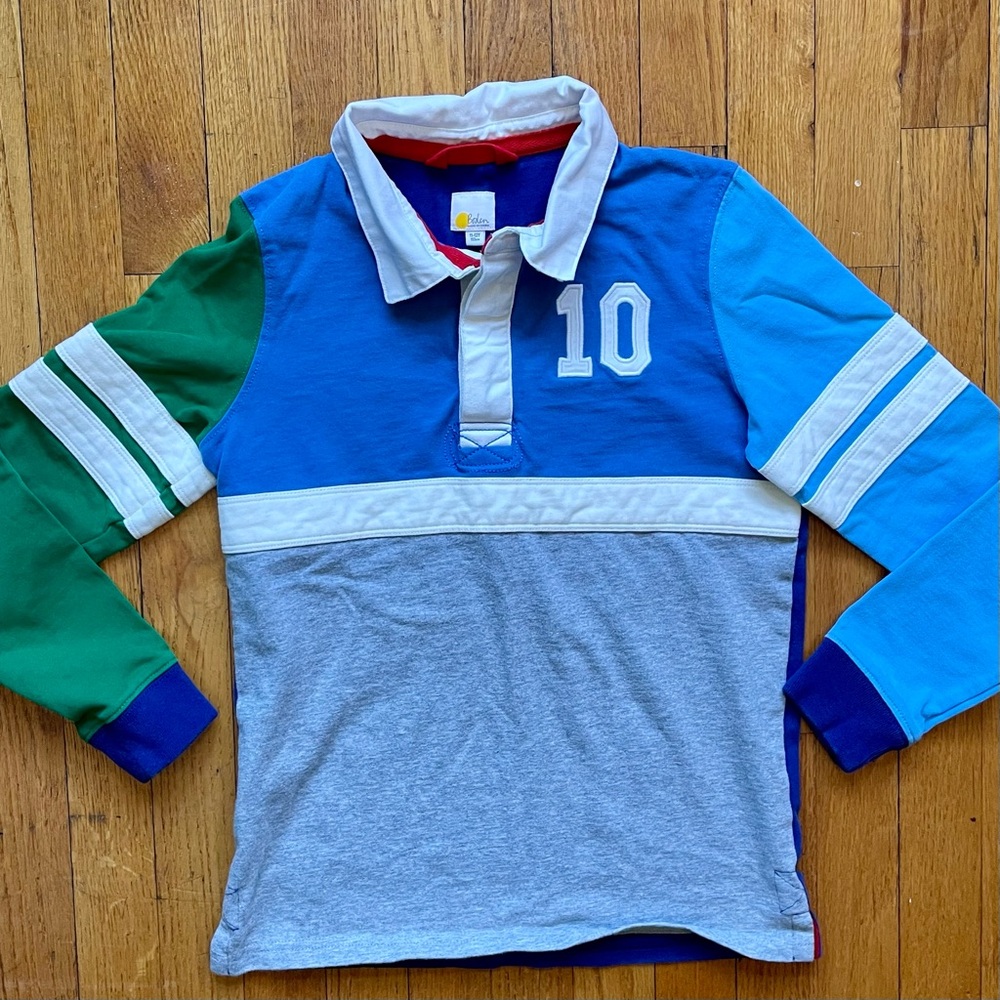 Mini Boden Boys Rugby Shirt, size 11-12